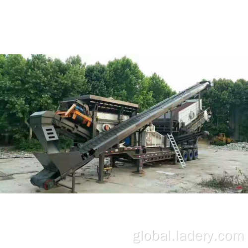 Jaw Crusher For Mining Plant Wheeled Mobile Jaw Crusher/Tyre Type Mobile Crushing Station Factory